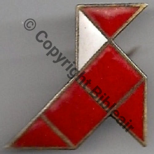 A0673  1916 C.11  A0673NH SM Eping bascule Dos lisse grave LTT D.ANGLEJAN Email Ronde bosse  Cloisonne OR Src.dannydunkan 680Eur05.11 